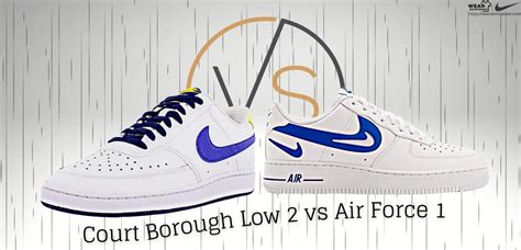 nike air force 1 low unterschied|Court Borough Low 2 vs Air Force 1 (Co.